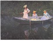 Claude Monet, En Norvegienne. La barque a Giverny